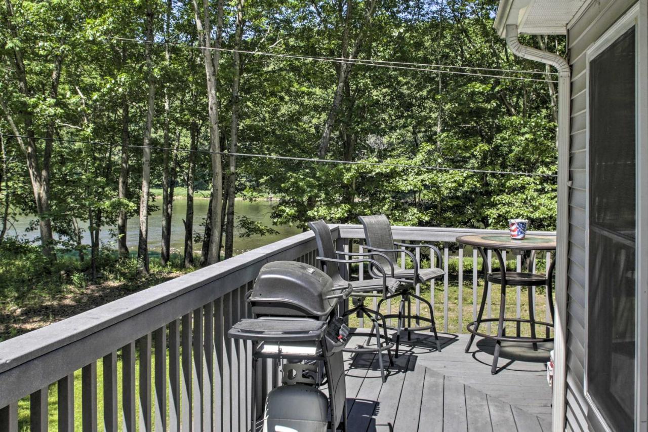 Spacious Home With Deck, Grill And Delaware River View Callicoon 外观 照片