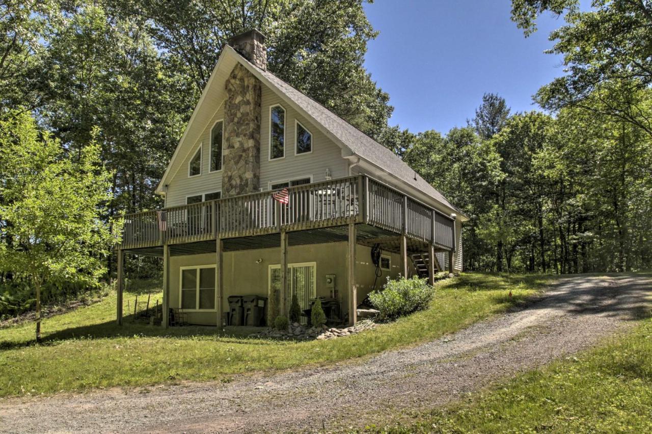 Spacious Home With Deck, Grill And Delaware River View Callicoon 外观 照片