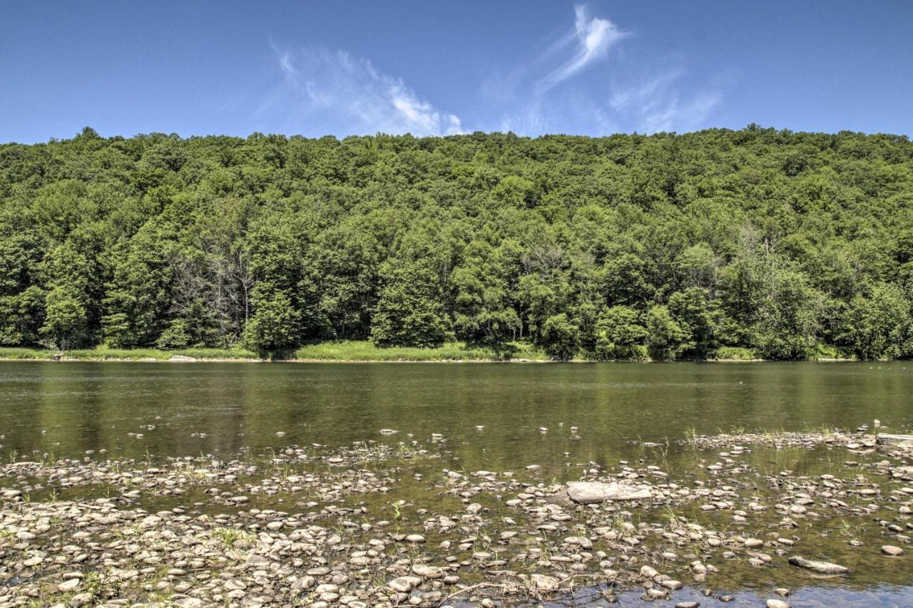 Spacious Home With Deck, Grill And Delaware River View Callicoon 外观 照片